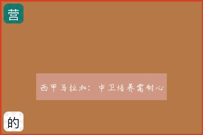 西甲马拉加：中卫培养需耐心